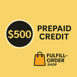 Prepaid $500 Credit